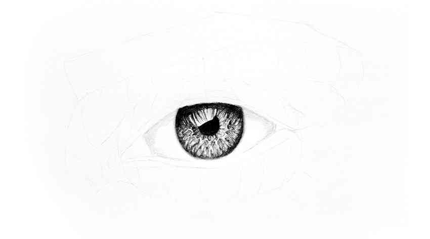 Cómo dibujar un ojo realista