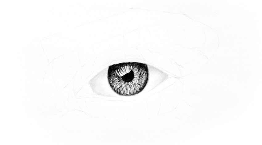 Cómo dibujar un ojo realista