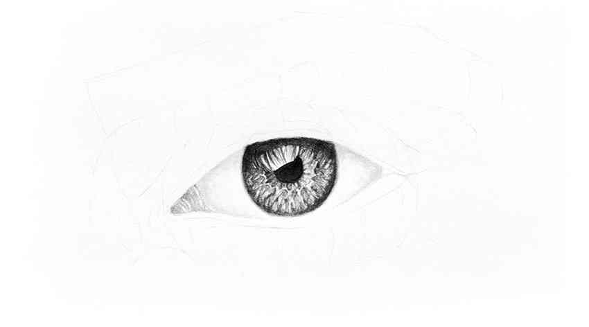 Cómo dibujar un ojo realista
