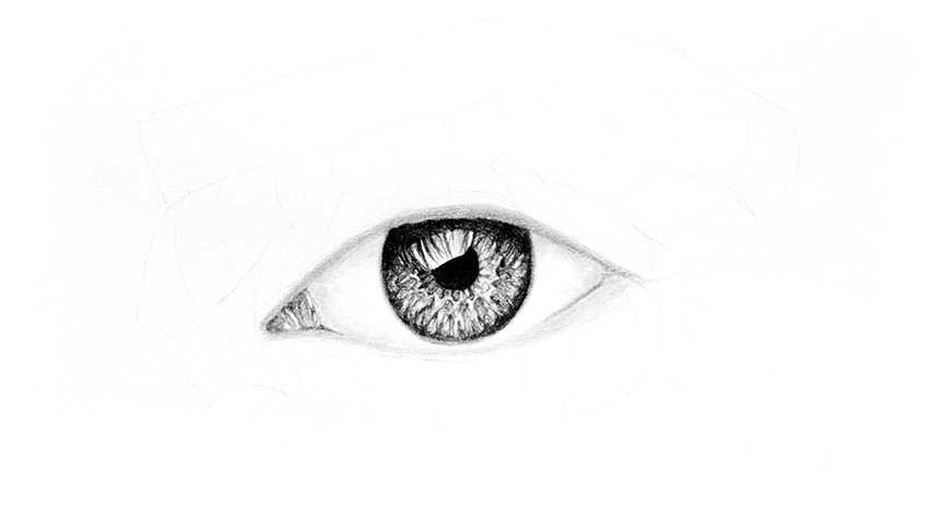 Cómo dibujar un ojo realista