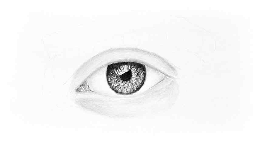 Cómo dibujar un ojo realista