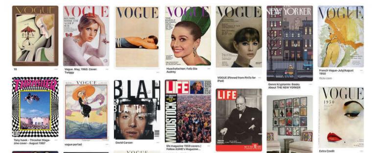 Portadas de revistas antiguas
