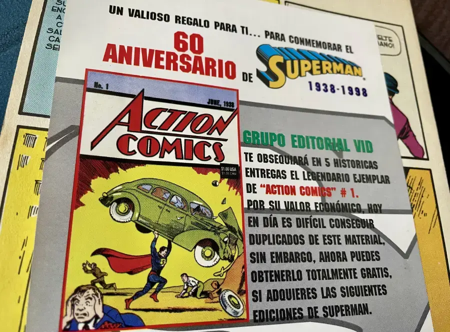 Primer comic de Superman