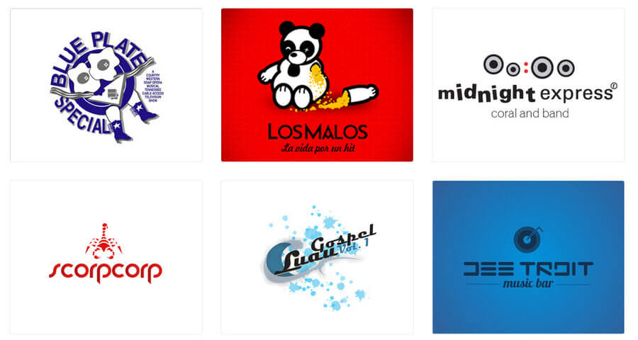 Logotipos de música