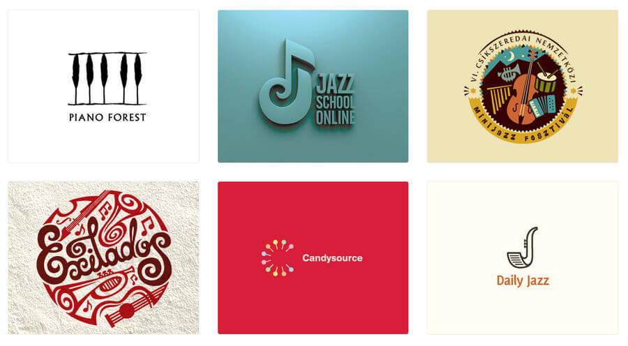 Logotipos de música