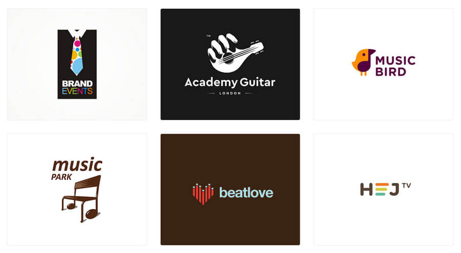 Logotipos de música