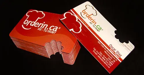 Tarjetas de presentación originales
