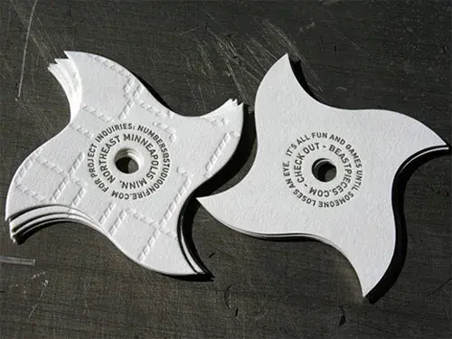 Tarjetas de presentación originales