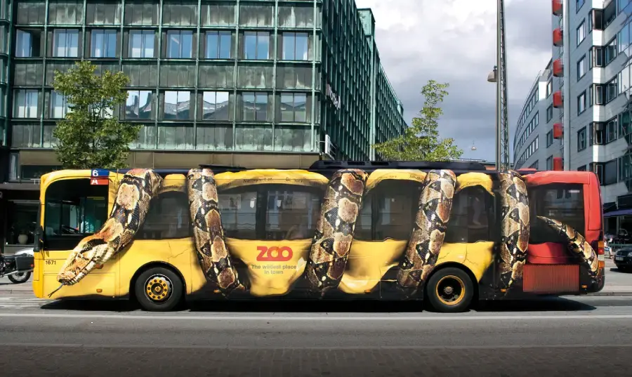 Camión publicidad de zoológicos