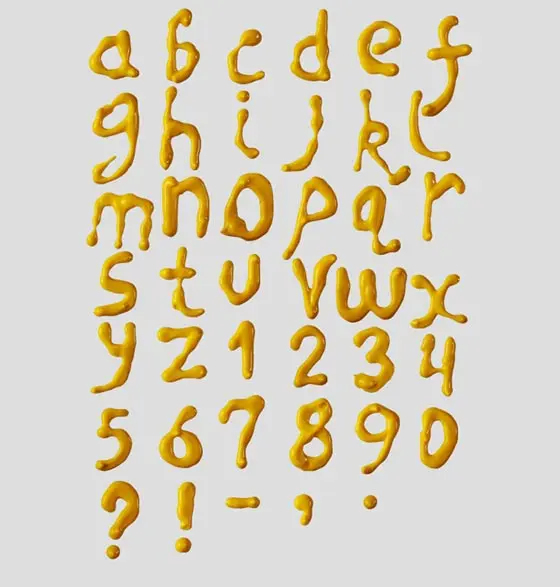 tipografia para comida