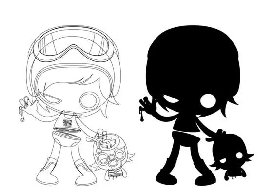 dibujos de personajes inventados