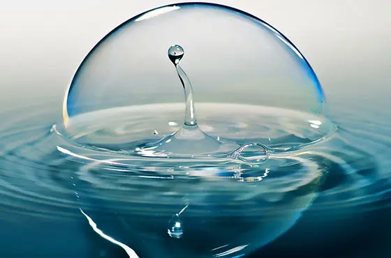 Burbujas de agua