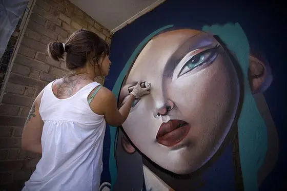graffitis de mujeres