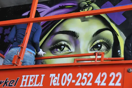 graffitis de mujeres