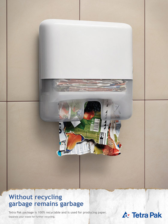 Publicidad de reciclaje