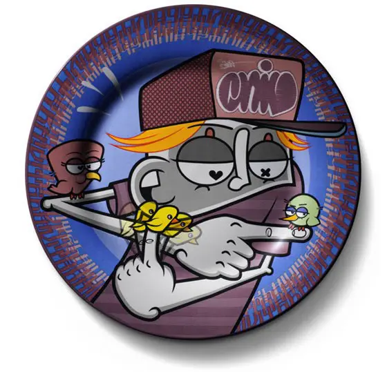 Platos con dibujos