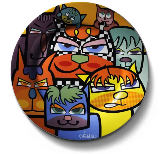 Platos con dibujos