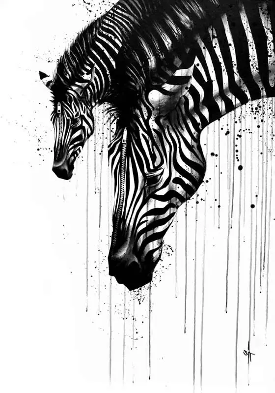 Dibujos a tinta negra