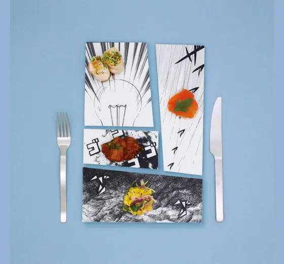 Diseño de platos de cerámica con manga