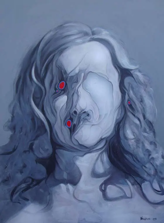 retratos mujeres pintura