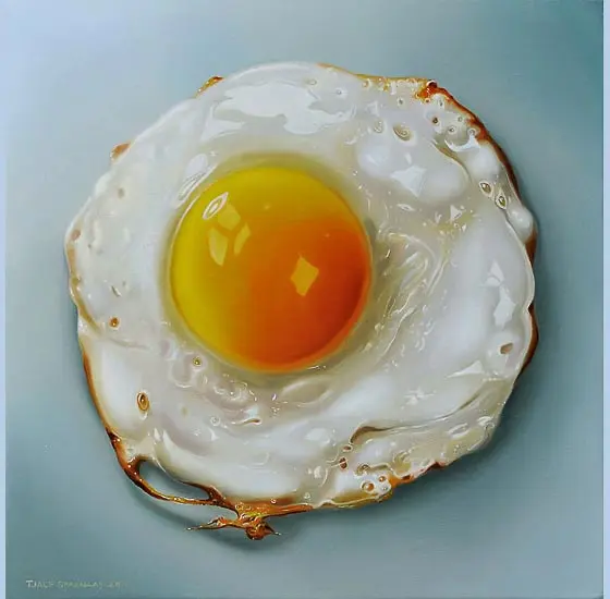 Pinturas hiperrealistas de comida