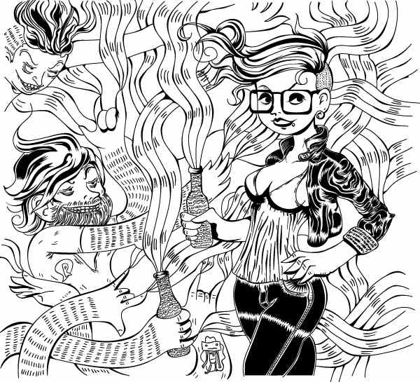 ilustraciones locas