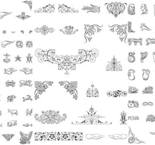 ornamentos en vectores