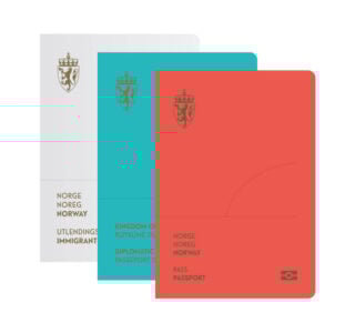 nuevo pasaporte de Noruega