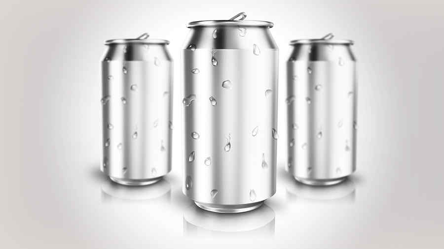mock-up latas de refresco