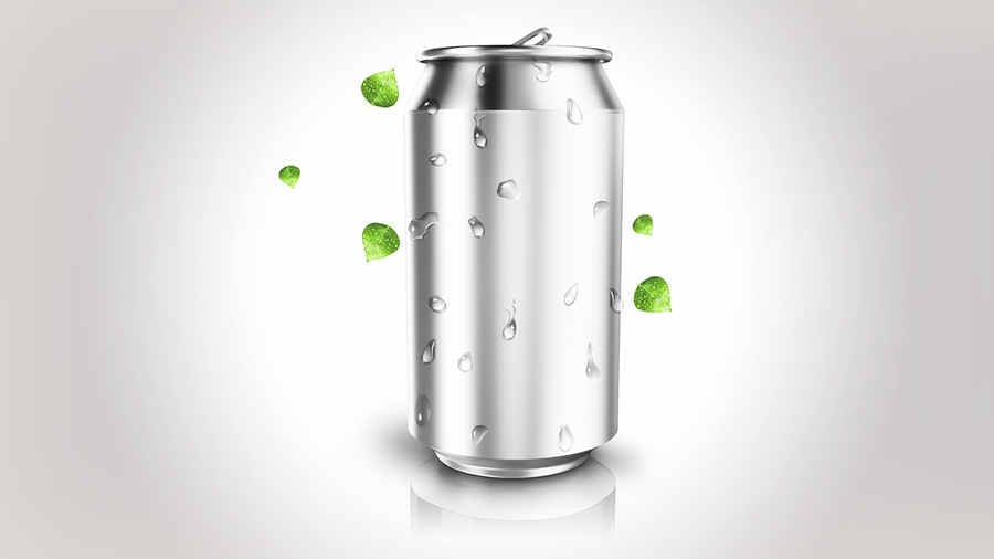 mock-up latas de refresco