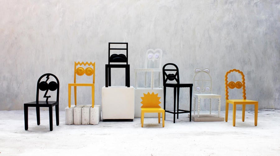 los Simpsons como muebles