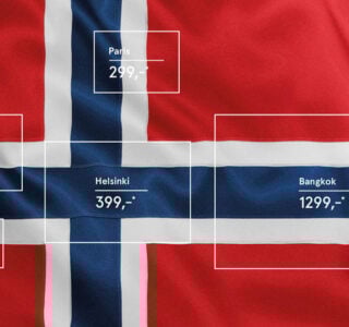 publicidad aerolínea Noruega