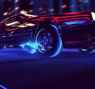 animación con estilo de los ochentas