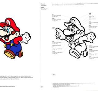 guía de estilo para personajes de nintendo