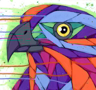 dibujo tipo vitral