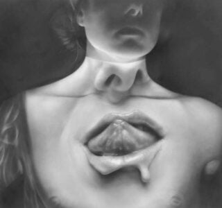 dibujos realistas a carboncillo