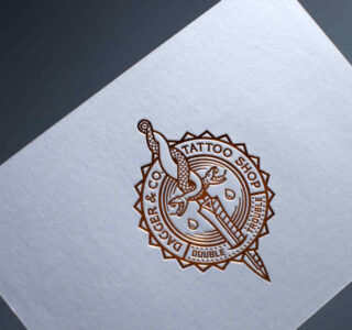 identidad corporativa para estudio tatuajes
