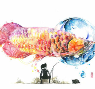 pinturas de animales hechas con acuarelas