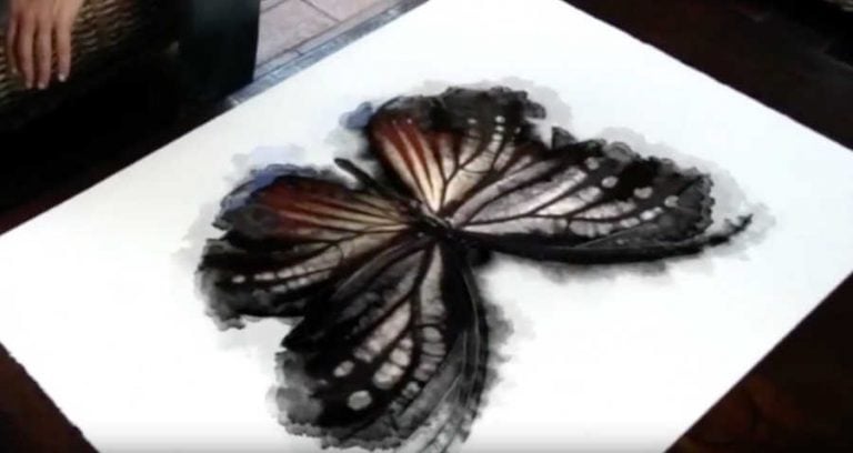 experimentos con gotas de pintura