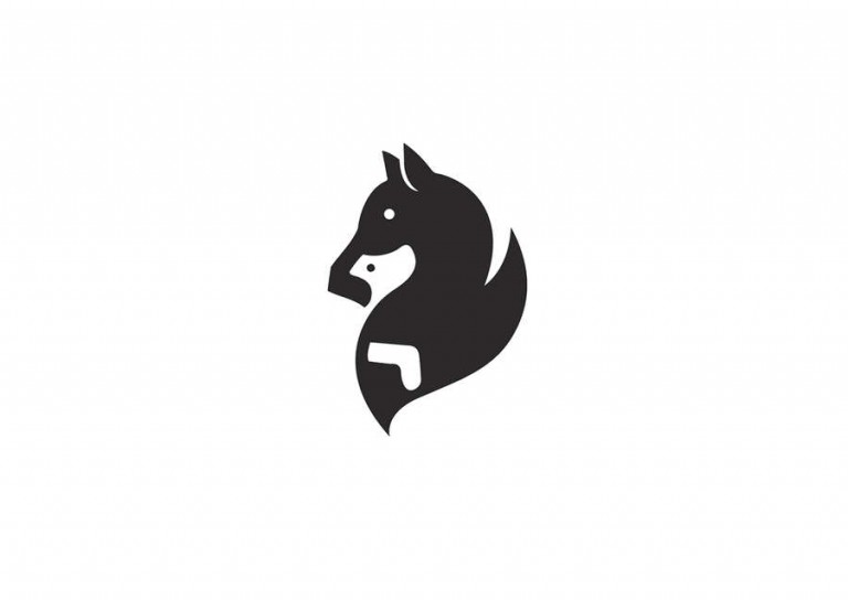 logotipos con espacio negativo