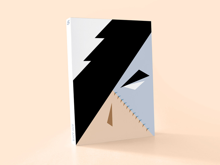 portadas minimalistas revistas manga