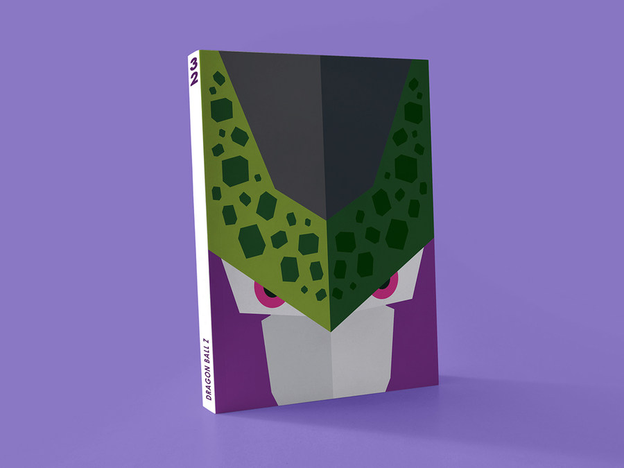 portadas minimalistas revistas manga