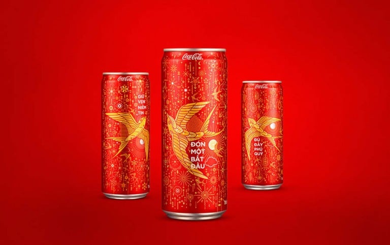 latas Coca-Cola año nuevo lunar