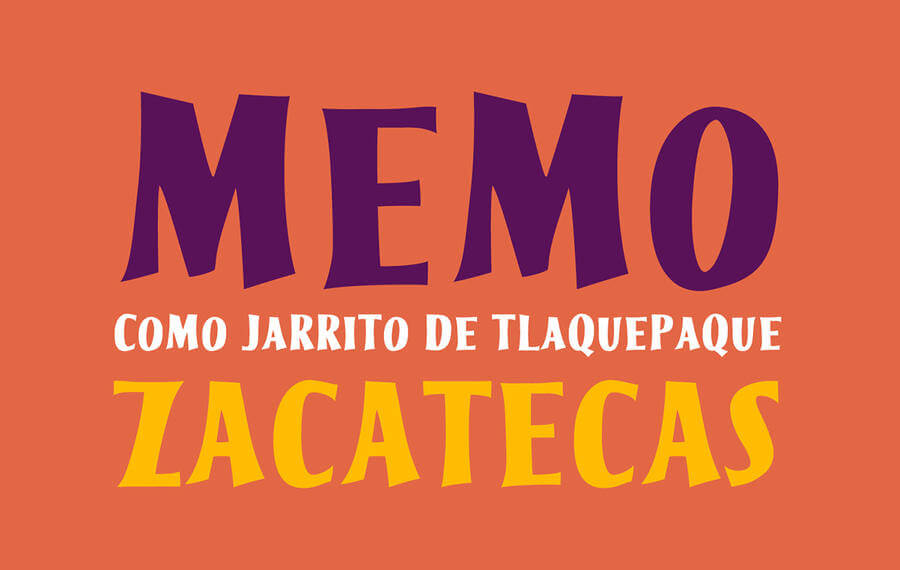 Fuente tipográfica basada en Memín Pinguín