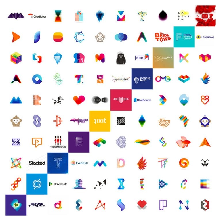 100 logos hechos en 10 años