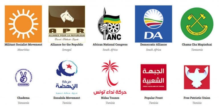 logotipos de partidos políticos