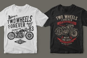 Paquete con 200 diseños en vectores para imprimirlos en playeras