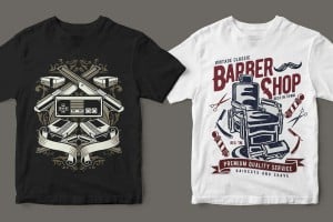 Paquete con 200 diseños en vectores para imprimirlos en playeras