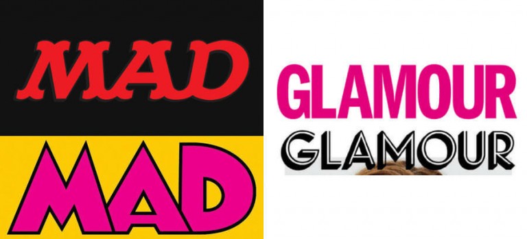 Nuevos logotipos de MAD y Glamour