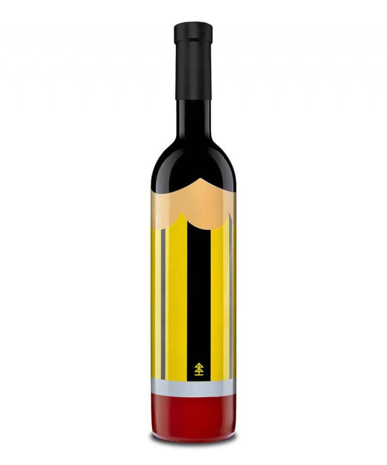 Botellas de vino con forma de lápiz
